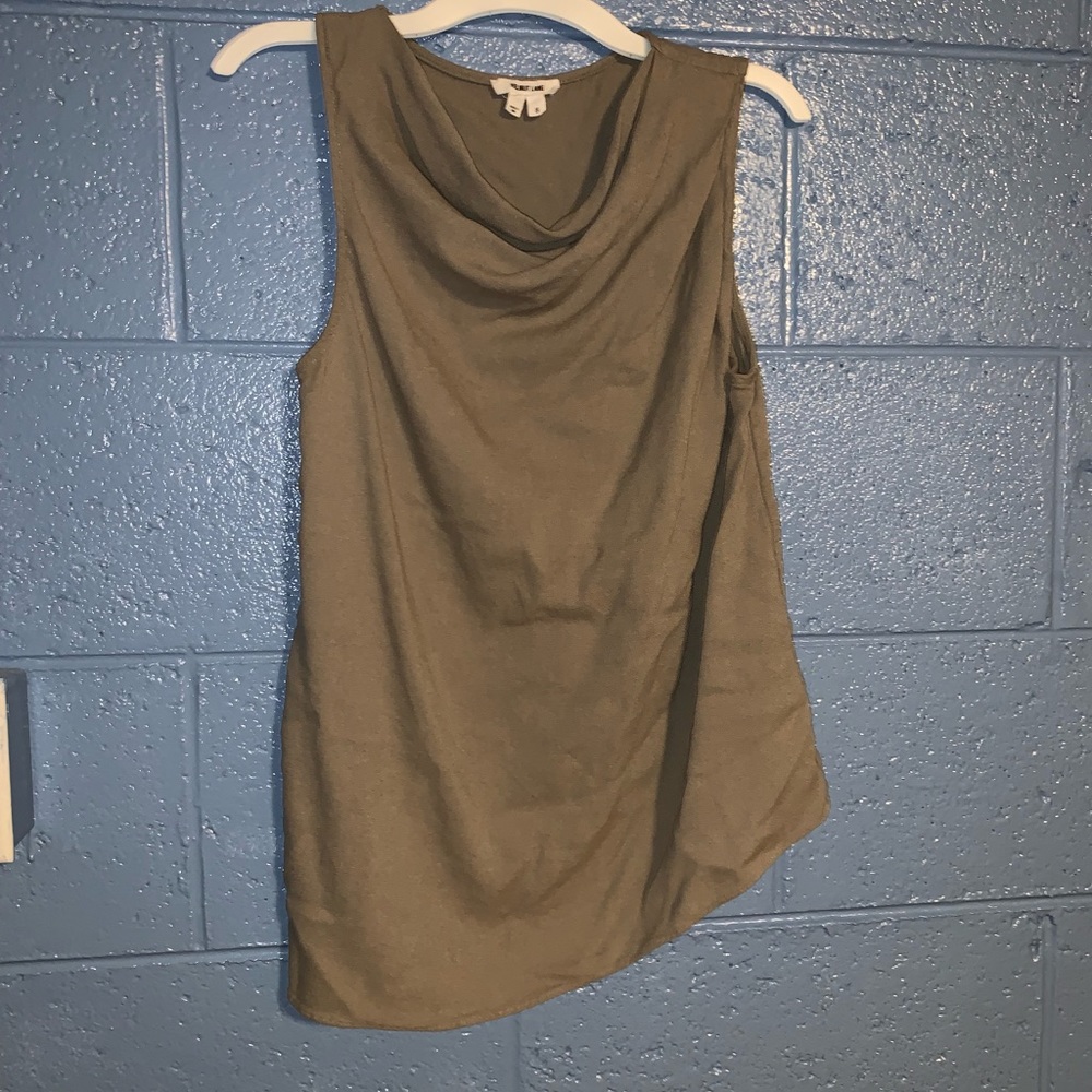 Brown dressy tank top
